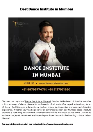 Best Online Dance Institute in Mumbai