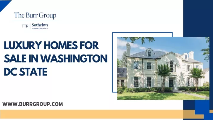 luxury homes for sale in washington dc state