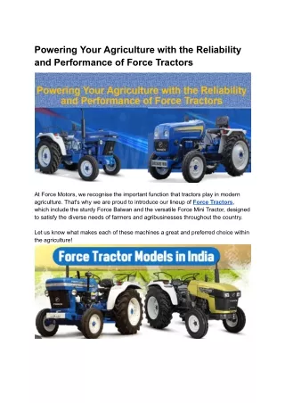 Powering Your Agriculture with the Reliability and Performance of Force Tractors (2)