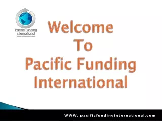 US real estate financing - Pacific Funding International