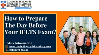 How to Prepare The Day Before Your IELTS Exam?