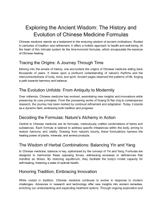 exploring the ancient wisdom the history