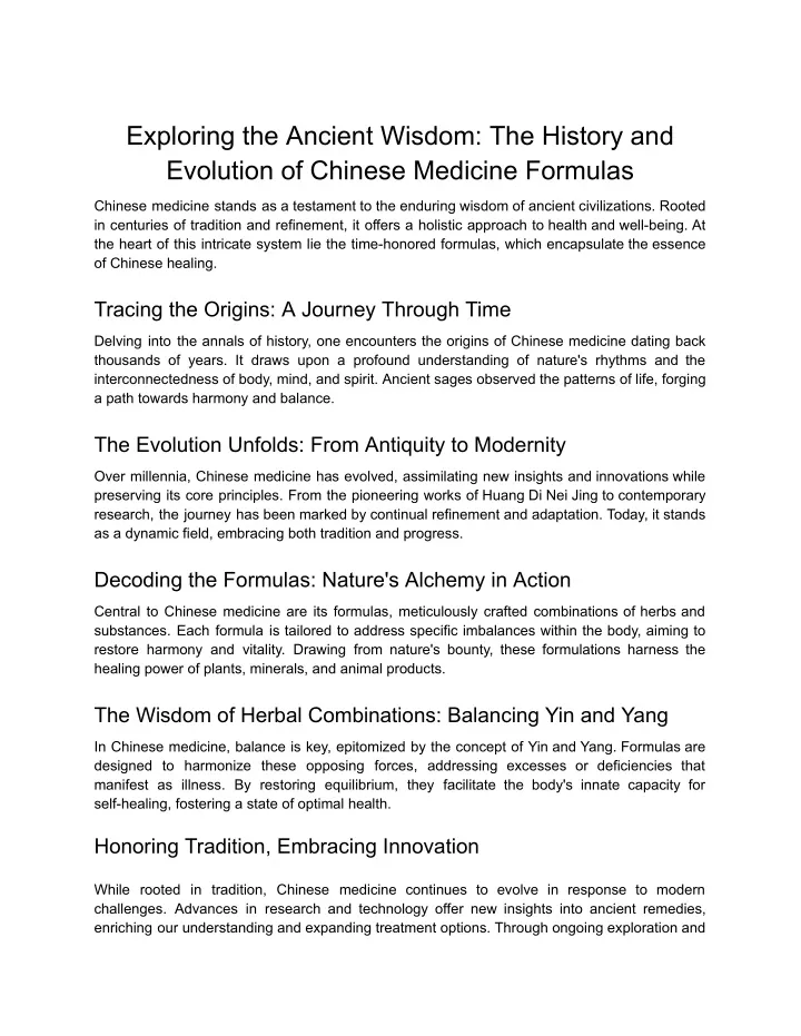 exploring the ancient wisdom the history