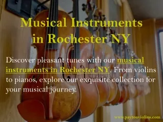 Musical Instruments in Rochester NY