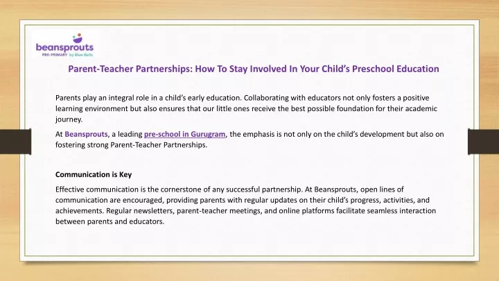 parent teacher partnerships how to stay involved