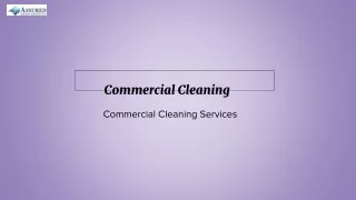 Commercial Cleaning Services | Assured Building Maintenance