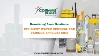 Dewatering Pumps Swift Water Removal