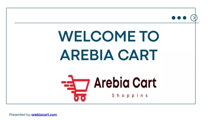 welcome to arebia cart