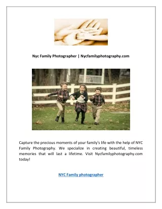 Nyc Family Photographer | Nycfamilyphotography.com