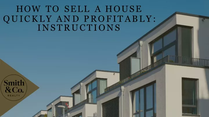 how to sell a house q u i c k l y a n d p r o f i t a b l y instructions