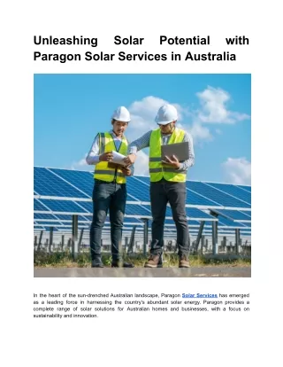 Solar Services