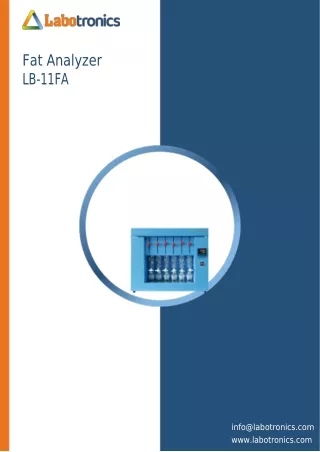 fat analyzer lb 11fa