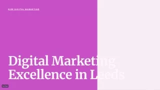 Digital Marketing Agency and Website Design Leeds