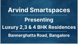 arvind smartspaces