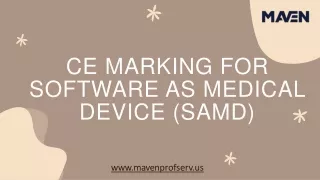 CE Marking For Software As Medical Device (SaMD)