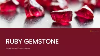 Ruby Gemstone Properties and Characteristics