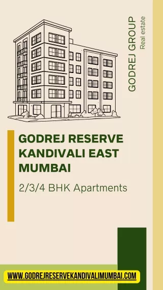 Godrej Reserve Kandivali East Mumbai – The Finest Apartments