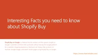 Interesting Facts you need to know about Shopify