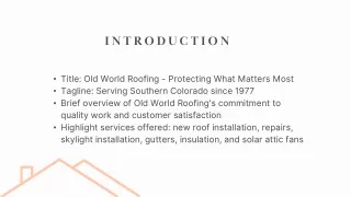 TRUSTED ROOFING PROFESSIONALS
