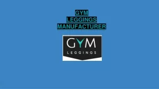 Start Your Fashion Game with Gym Leggings