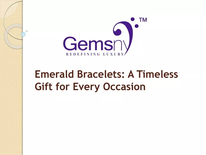 emerald bracelets a timeless gift for every occasion