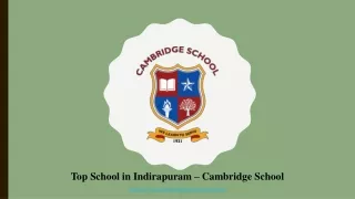 Top School in Indirapuram