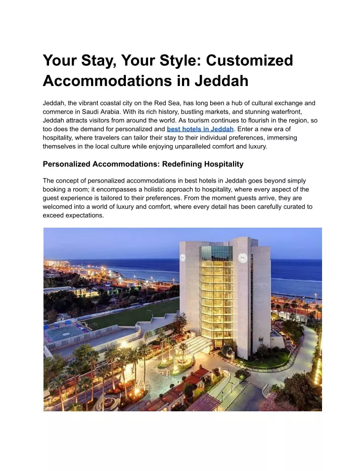 your stay your style customized accommodations