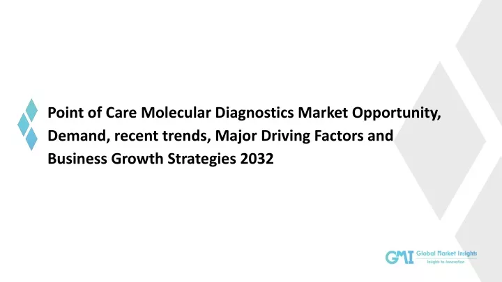 point of care molecular diagnostics market