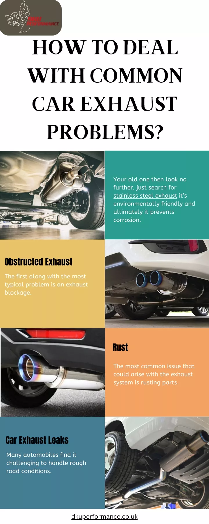 how to deal with common car exhaust problems