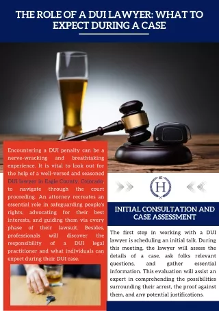 The Role of a DUI Lawyer: What to Expect During a Case