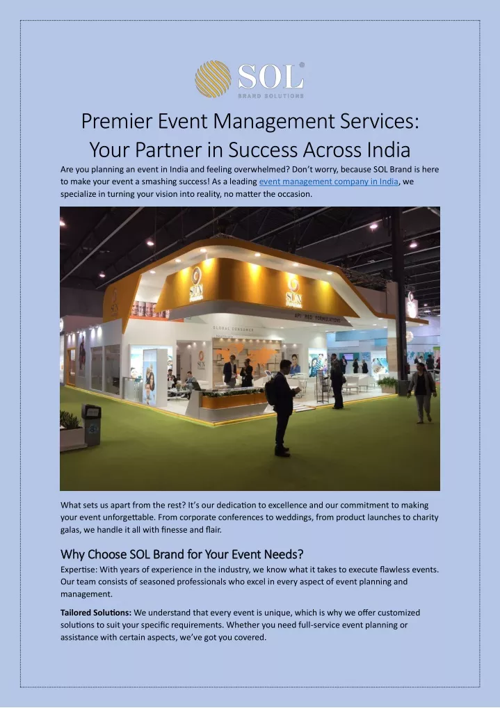 premier event management services your partner