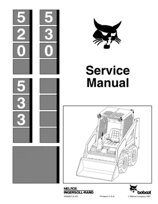 BOBCAT 520 SKID STEER LOADER Service Repair Manual