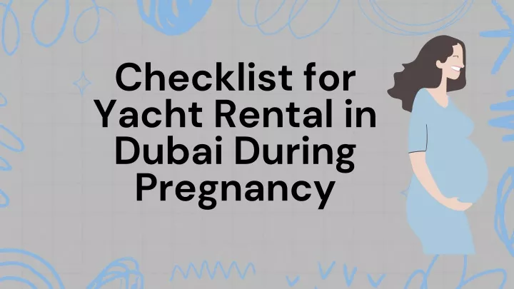 checklist for yacht rental in dubai during