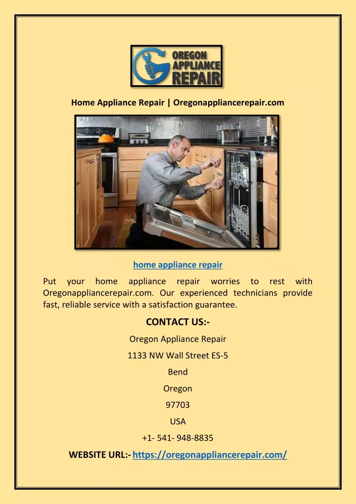 home appliance repair oregonappliancerepair com