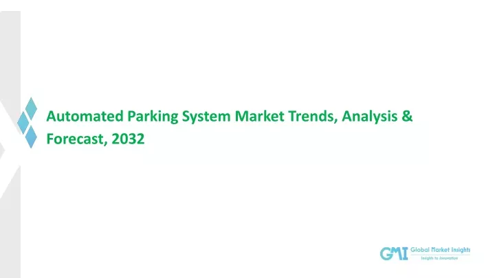 automated parking system market trends analysis