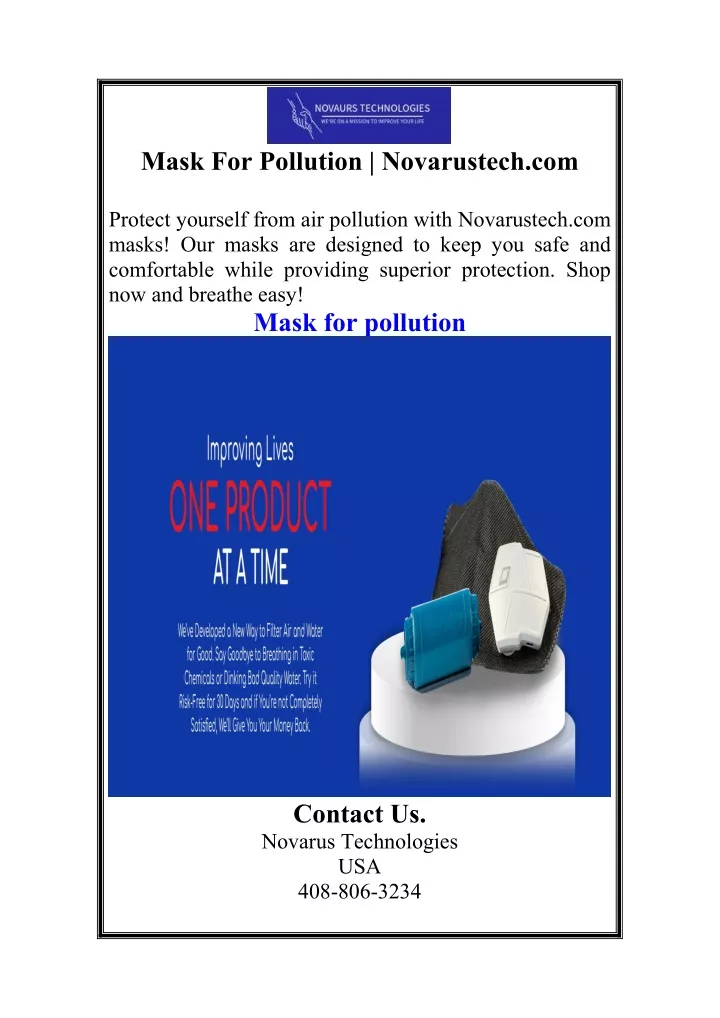 mask for pollution novarustech com
