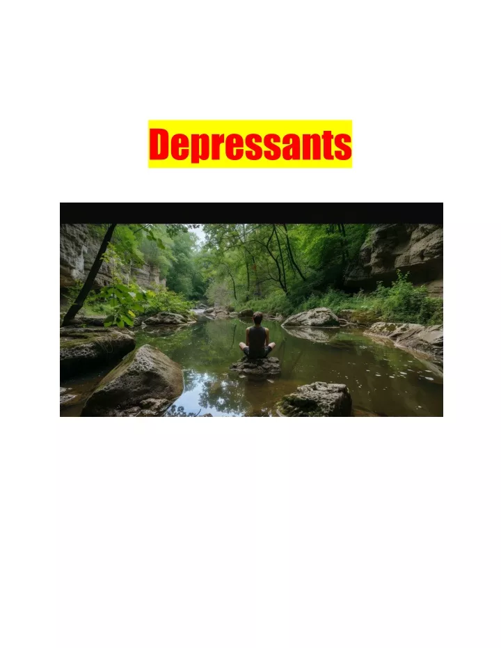 depressants
