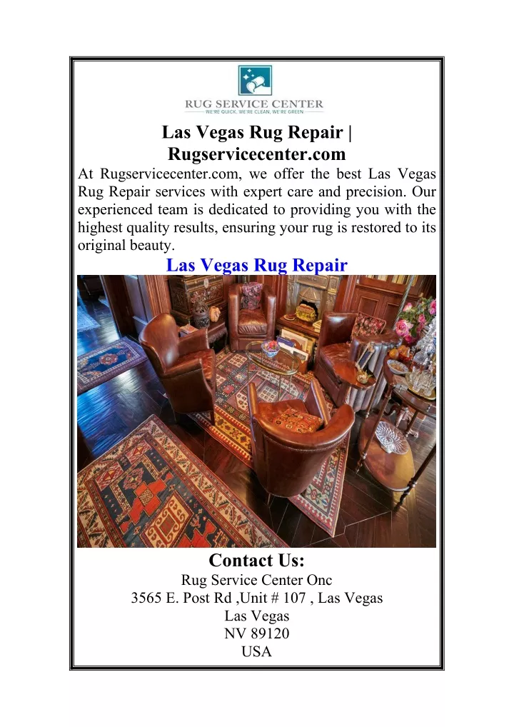 las vegas rug repair rugservicecenter
