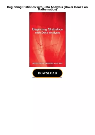 Beginning-Statistics-with-Data-Analysis-Dover-Books-on-Mathematics