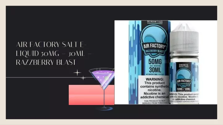 air factory salt e liquid 50mg 30ml razzberry blast