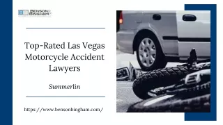 Top-Rated Las Vegas Motorcycle Accident Lawyers | Benson & Bingham