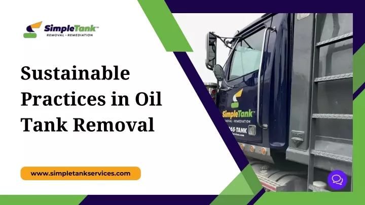 sustainable practices in oil tank removal