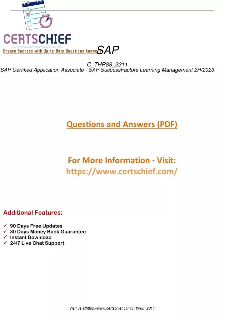 ensure success with up to date questions answers