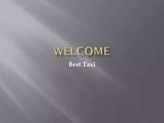 welcome
