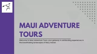 Discover Thrilling Adventure Vacation Packages  Maui Adventure Tours
