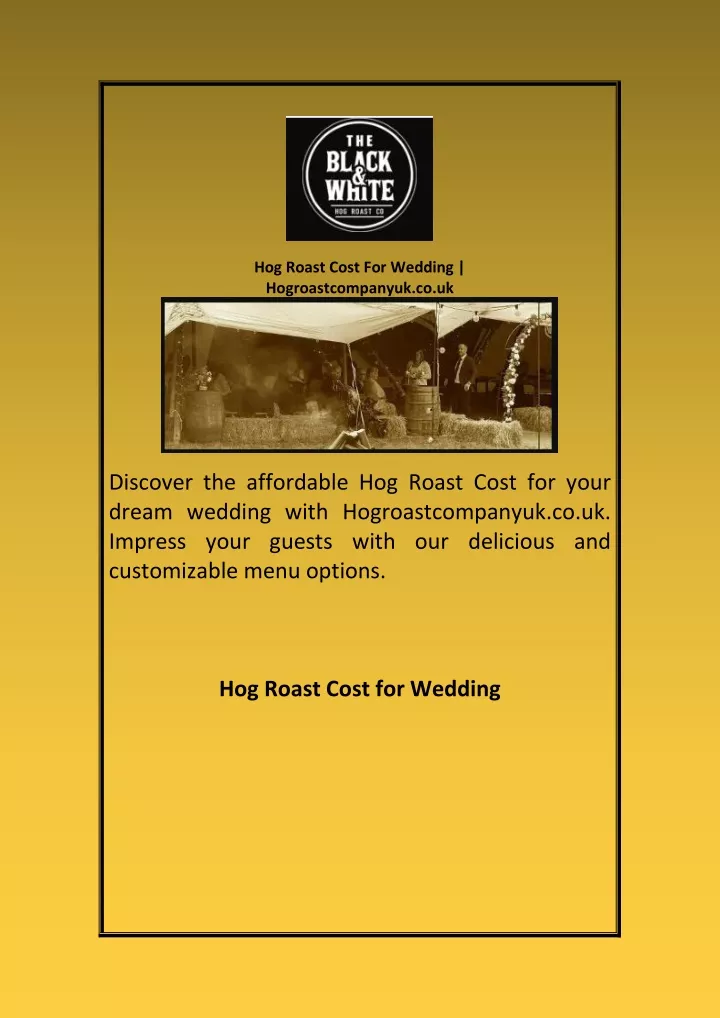 hog roast cost for wedding hogroastcompanyuk co uk