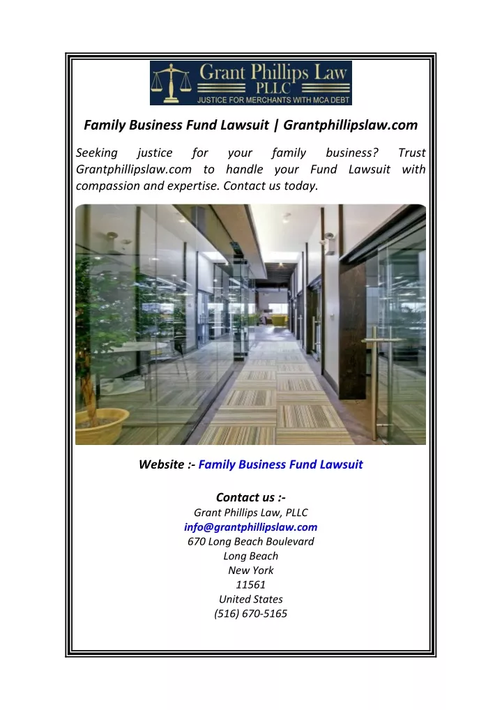 family business fund lawsuit grantphillipslaw com