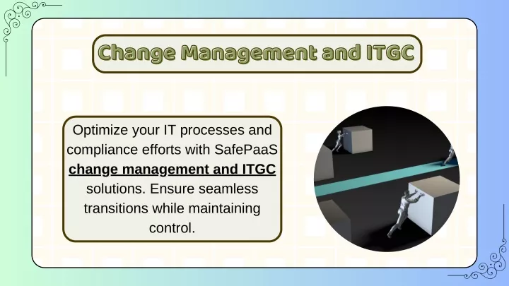 change management and itgc