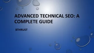 Advanced Technical SEO- A Complete Guide