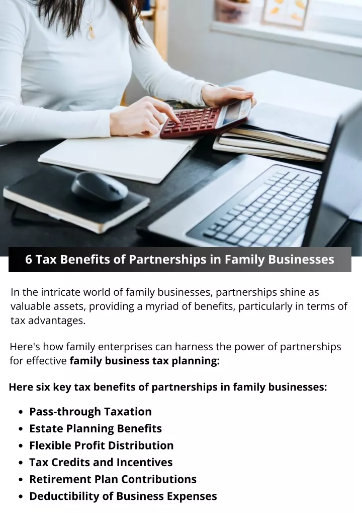 6 tax benefits of partnerships in family